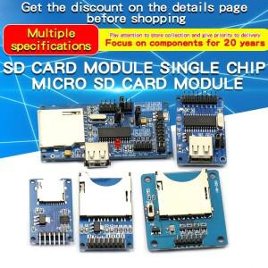마이크로 SD SDHC TF 카드 어댑터 리더 모듈 SPI 인터페이스 레벨 변환 칩이 포함된 용접 핀 Arduino Raspb