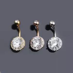 블링블링 샤이닝 로제 코넛 배꼽 바디 피어싱 3종 WFISMI6