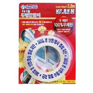 창문틈막이 현관문틈막이 창문틈새막이 3.8m 투명 외풍차단 샷시틈막이 문풍지테이프 16W5258A1