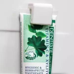 부착형 원터치 집게 치약걸이 치약꽂이 화장품수납 WEC9DED