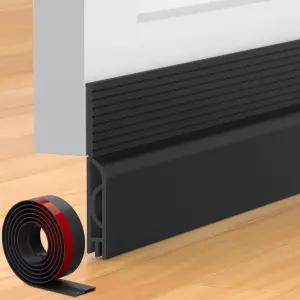 오르메인 도어 드래프트 스토퍼 단열재용 조절 가능한 웨더 스트리핑 씰 외부 및 내부 도어용 바닥/밑면