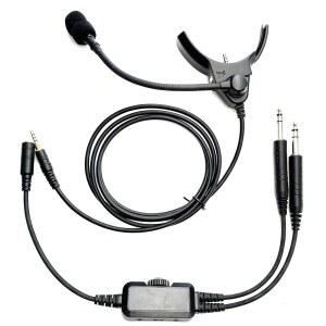 WH-1000XM4용 크리스탈 마이크 프로 L(일반 항공용 듀얼 플러그)
