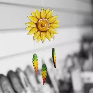 가을 우드 조립 색칠 해바라기 드림캐쳐만들기 중형 4인 시니어미술 복지센터