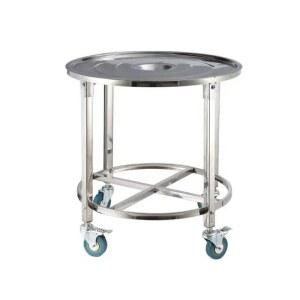 스탠 이동식 운반 부티크휠46x20cm 구내식당 수프통 원형 대형화분 받침대 뷔패 육수통