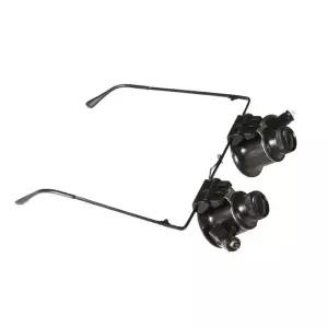 [퍼니메이커]20배율 양눈 안경형 현미경 확대경 돋보기 20X 안경거치형 양눈형