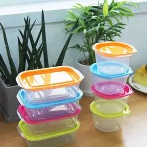 [퍼니메이커]냉장고정리가 쉬운 일본산 모모코 찬통 4P세트 중 밀폐용기 일본찬통 일본밀폐용기 일본반찬통