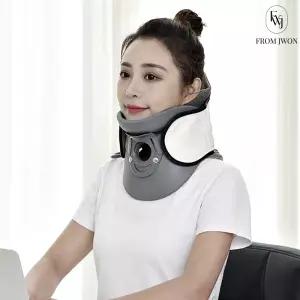 가정용 목 견인기 보호대 공기 주입 경추 고정 보조기 교정기 거북목 일자목 목디스크
