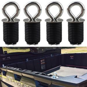 [호환품]ATV 타이 다운 앵커 세트 노브 UTV 화물 랙 패스너 폴라리스 1000 XP용 레인저  일반 1 인치