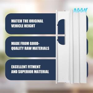 ABBN-휴대용 창 어댑터 슬라이드 키트 플레이트 조정 가능 에어컨 실용적인 바람막이