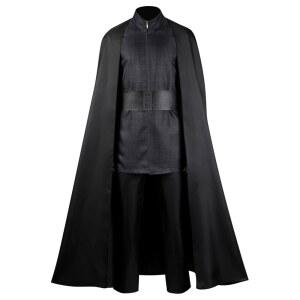 헤돌스 코스튬 성인 남성 코스프레 블랙 아웃핏 셔츠 바지 망토 장갑 벨트 액세서리