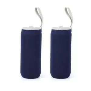 ( )물병 손잡이 파우치 2p세트420ml 네이비