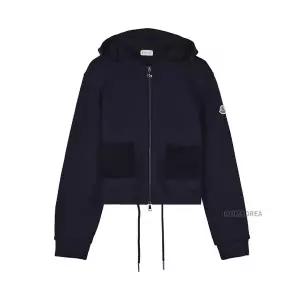 [몽클레어] FW25 여성 니트 액센트 후드 집업 8G00002 89B0Q 778