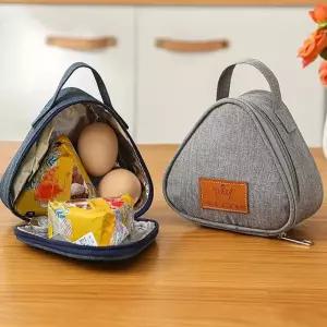 미니멀 보온보냉 방수 삼각 도시락 가방 파우치 다이어트도시락가방