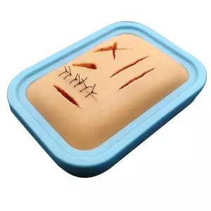 실리콘 봉합연습 패드 바느질 훈련용 모형 시뮬레이터 의료실습 교육용 실습도구 봉합연습기