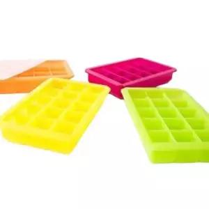 (4종) 15구 아이스트레이 각얼음 실리콘틀 냉동트레이