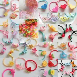 이레보우 아기 머리끈 유아 머리 고무줄 여아 머리방울