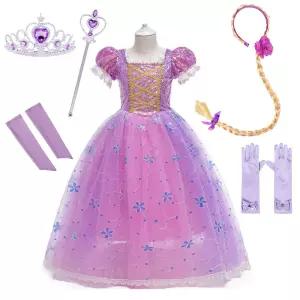 나린키즈 라푼젤 공주 드레스 유아 아동 여아 공주드레스 생일 파티복 행사 할로윈 크리스마스 코스튬