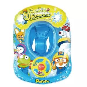 뽀로로자동차 어린이물놀이튜브 쿠션보행기 바닷가 야외풀장 수영장 여행용 리조트