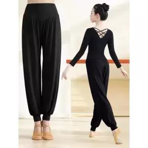 댄스바지 라인댄스 무용바지 요가 상의