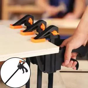 퀵그립 F형 8인치 클램프 바이스 목공 체결 공구