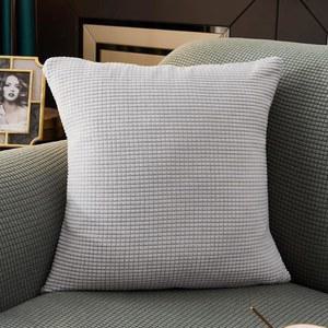 소파, 침실, 회색 폴리에스터 실내 베개 커버를 위한 16x16 정사각형 모양의 장식용 커버, 침대, 자동차를 보호대 던지기