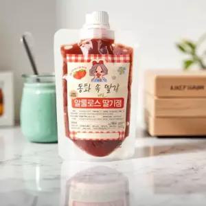 저당딸기잼 딸기쨈 무설탕 저칼로리 알룰로스 딸기잼200g