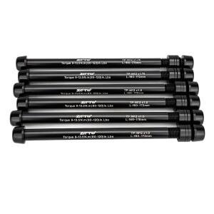 ZTTO 자전거 트레이너 쓰루 액슬 어댑터 M12xP1.5/1.75 나사 160-172mm 길이 샤프트 휠 퀵 릴리즈 스큐어