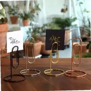 화분 데코 카드픽 (철제 클립 스텐드) 13cm