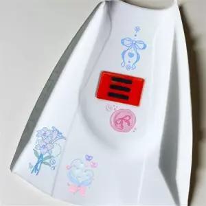 오리발 타투 스티커 숏핀스티커 패들 핀스티커 꾸미기