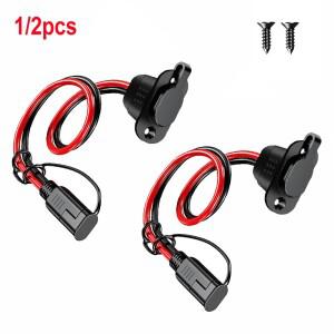 12/18AWG SAE 퀵 커넥터 하네스 방수 연장 코드 사이드월 포트 태양광 패널 발전기 배터리 충전기용