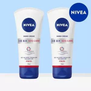 니베아 SOS 케어 핸드 튜브 75ml 2개