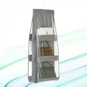 ( )공간활용 옷장 가방정리함 6칸 다용도 수납박스