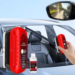 차량용 창문용 풀루어 오일 필름 청소 브러시 브러시용 앞유리 청소기 비 방지 및 김서림 코팅이 된 클리어