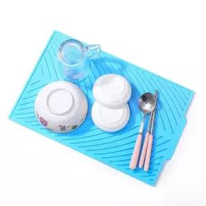 [골드스마일]라인 실리콘 드라잉매트 주방물빠짐 냄비받침