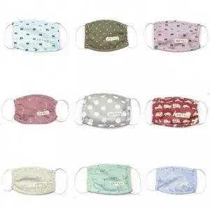 빨아쓰는 순면 아동 마스크 유치원 어린이집 기침 감기 먼지 다회용 방한 마스크_24074788