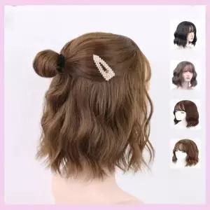 키밍 단발 웨이브 통가발 여성 가발 패션 미디움