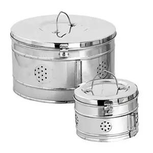 의료용 홍재 스텐 거즈캔 소독캔 일반형 4-1501