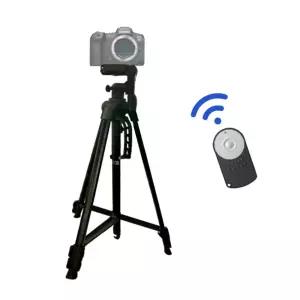 F-3366T 카메라 삼각대 캐논 리모컨세트 미러리스 휴대용 폰삼각대 핸드 접이식 스마트