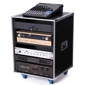 음향장비 오디오 콘솔 디제잉 수납함 이동식 디제잉장비 공연 케이스 가용 노래방