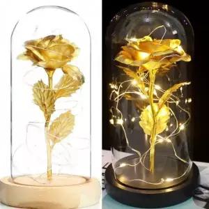 24K 골드 장미 무드등 인테리어 조명 선물