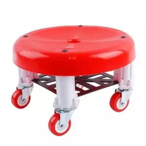 낮은 의자 바퀴 청소 농사 이동식 동그라미 휠 다용도 낮은의자 바퀴달린의자 청소의자 농사용의자