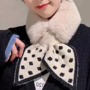 트라움몰 다름 토끼털 쁘띠 스카프 / 에코퍼 쁘띠 고리형 니트