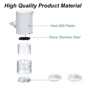 호환 키친에이드 스탠드 믹서용 빙수 제조기  8개의 얼음 틀 포함  거친 가는 블레이드