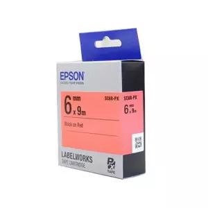 [골드스마일]엡손 테이프카트리지 SC6R(6mm Red Black)