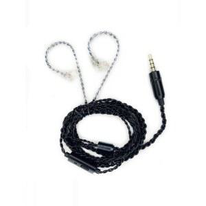 폰 케이블 연장선 2M 케이블에 with 3 5mm KZ 모니터 ZS10 5MM IEM c X/ZAR/Cast 귀 플러그 Q 이어폰 /ZS10