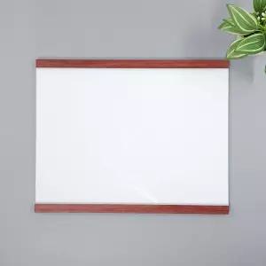 A4 디스플레이 보드 안내판 공고 가로형자석형 부착식 엘베 투명 아크릴 메뉴