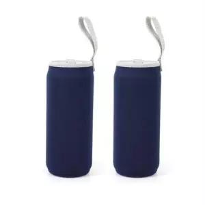 ( )물병 손잡이 파우치 2p세트420ml 네이비