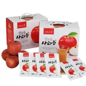 무지개농원 (햇사과즙) 100 밀양 얼음골 사과즙 1박스 120ml 50팩
