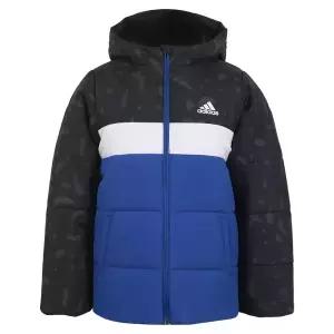 아디다스 가방 보리보리아디다스 키즈 주니어 컬러블록 패디드 패딩 점퍼 IL6097