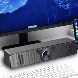 컴퓨터 동영상 시청 유선 사운드바스피커 인터넷강의 노트북 취미방 게임방